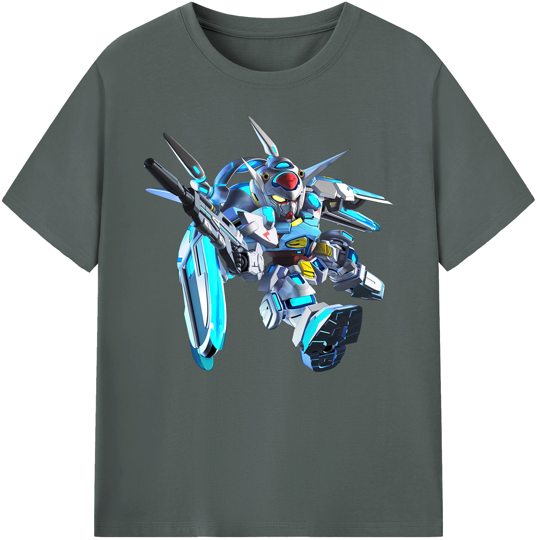 （画像用） 機動戦士ガンダム Mobile Suit Gundam 綿100％ メンズ半袖Tシャツ｜肌触りやわらか＆通気性
